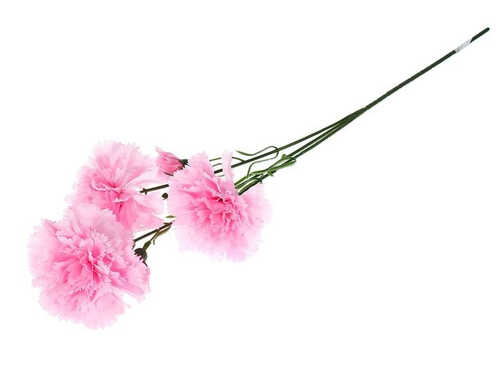 Цветы искусственные "Гвоздички" 8*67 см, розовый