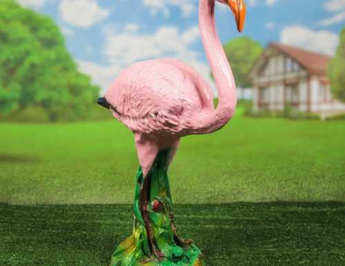 Садовая фигура "Фламинго"