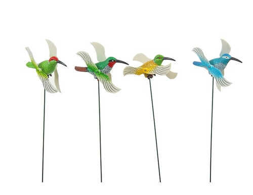 Декоративный штекер "Колибри" с крутящимися крыльями, смесь