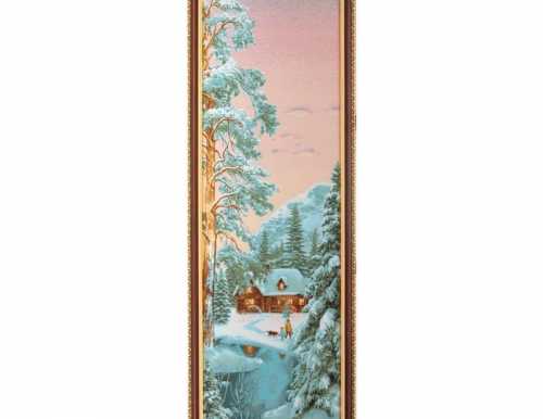 Гобеленовая картина "Зимний лес"  35 см × 115 см