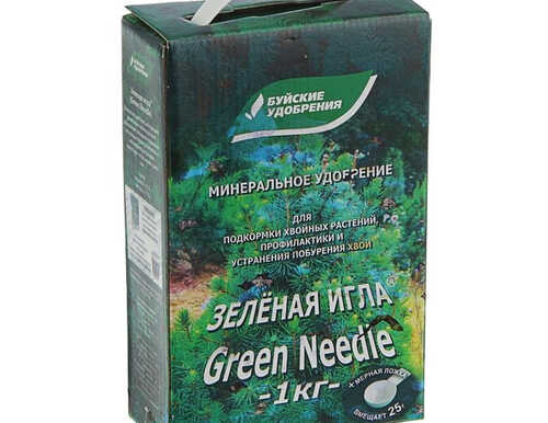 Удобрение минеральное "Зеленая Игла" для хвойных, 1 кг