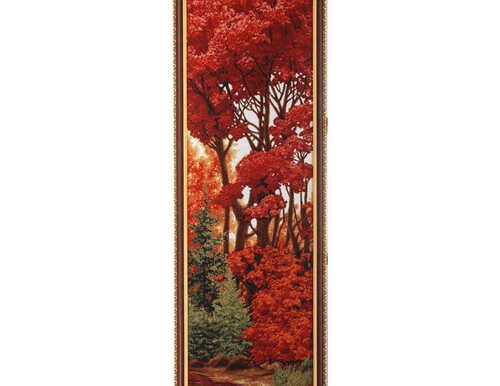 Гобеленовая картина "Багряный лес" 35 см × 110 см